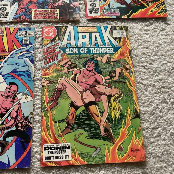 Lot of 5 Arak Son Of Thunder Comics DC - Picture 6 of 6